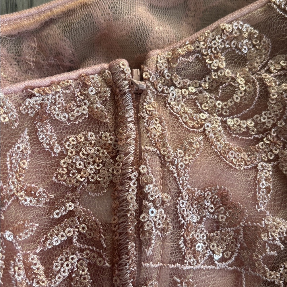 Sherri Hill Rose Gold Dress💕 - Picture 7 of 11
